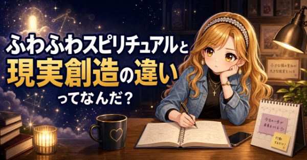 ふわふわスピリチュアルと現実想像の違いってなに？