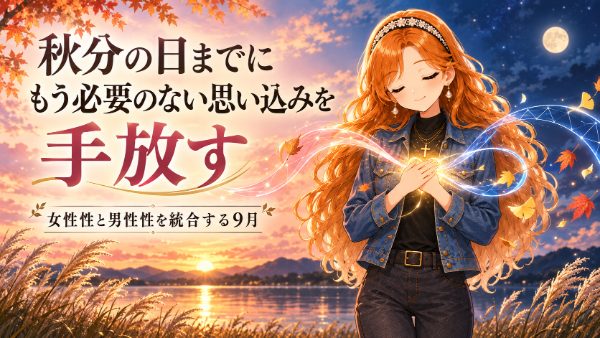 【9月23日】 秋分の日までに、もう必要のない思い込みを手放す