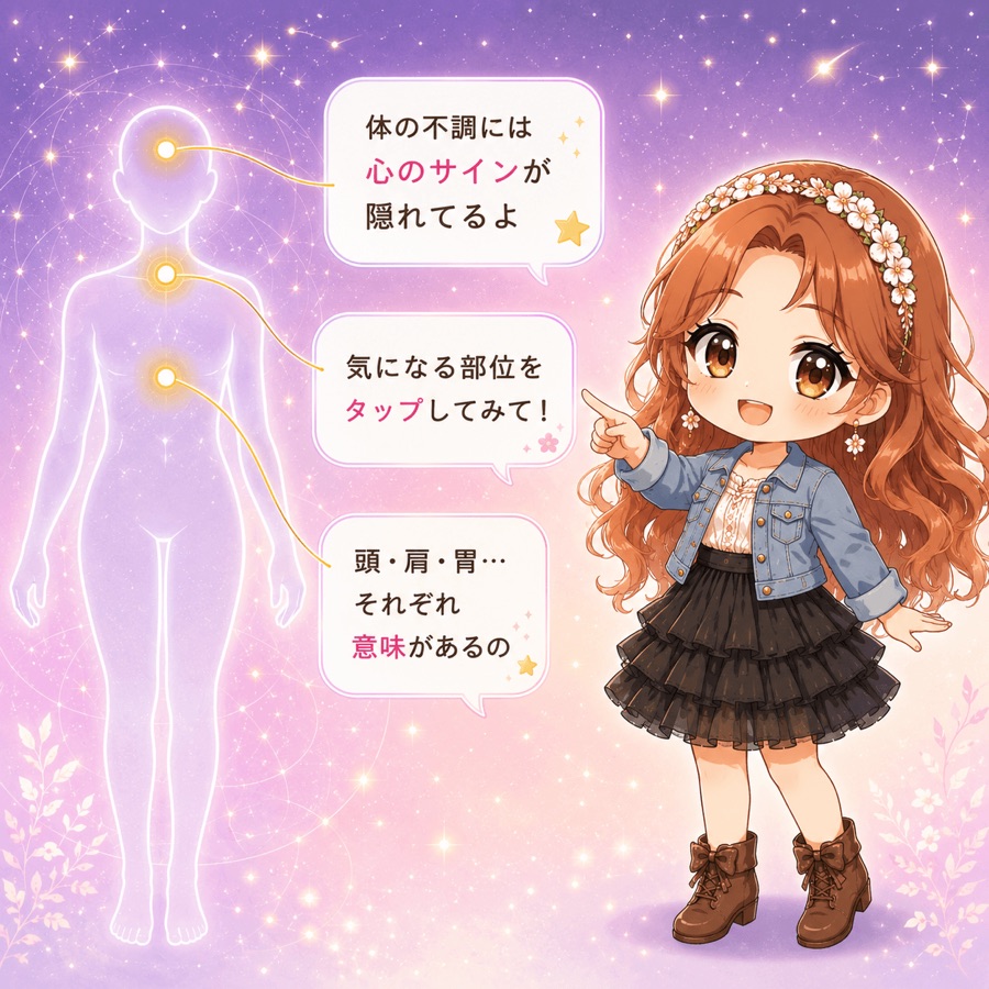 愛ちゃん：体の不調には心のサインが隠れてるよ