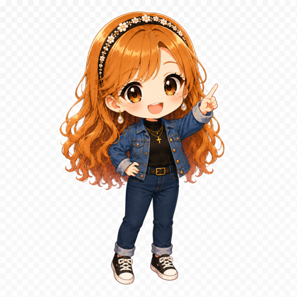 上を指さす愛ちゃん