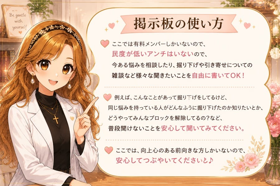 掲示板の使い方
