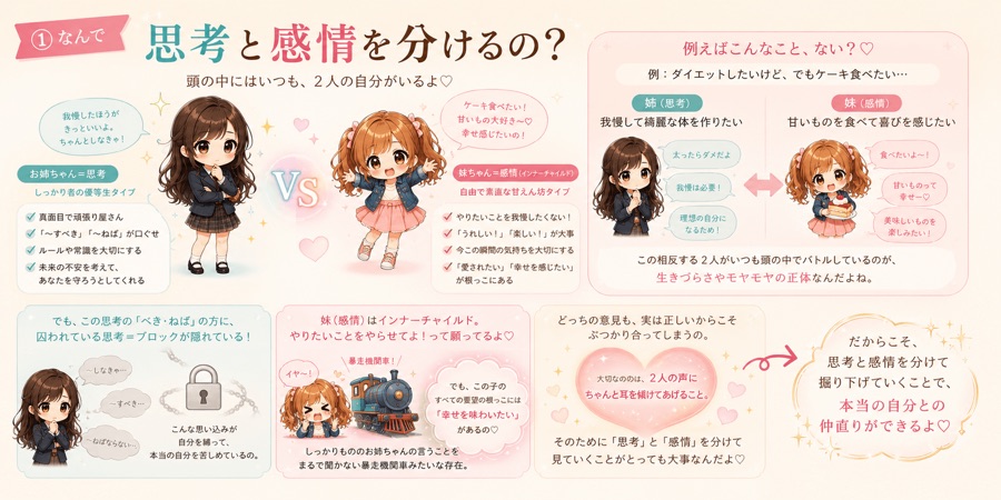 思考と感情の説明１