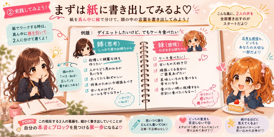思考と感情の説明２