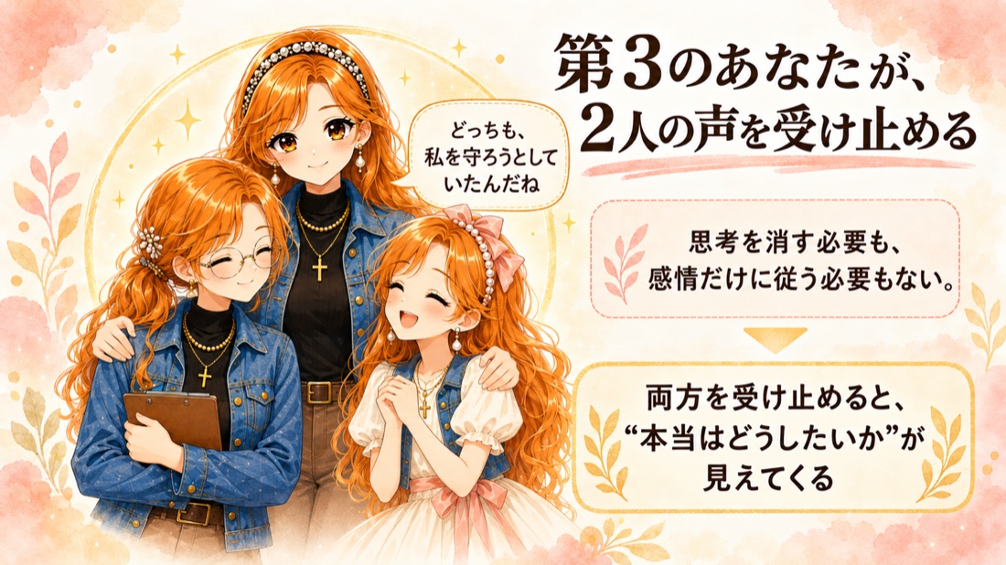 第3の自分が、両方を受け止める
