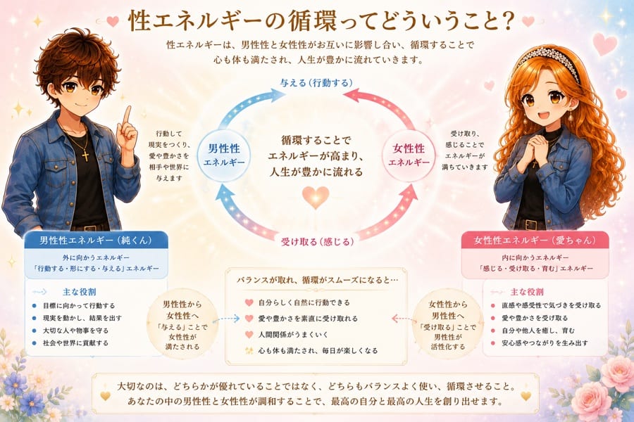 性エネルギーの循環ってどういうこと？