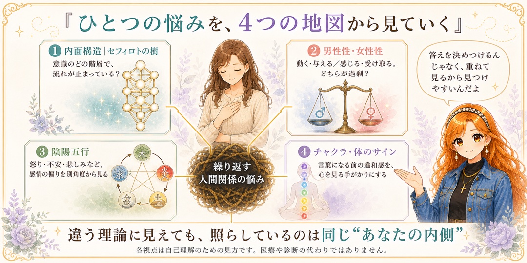 4つの地図で深層を見る