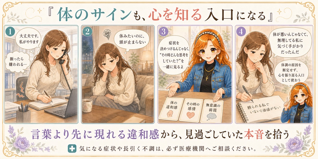 体のサインから本音を見る