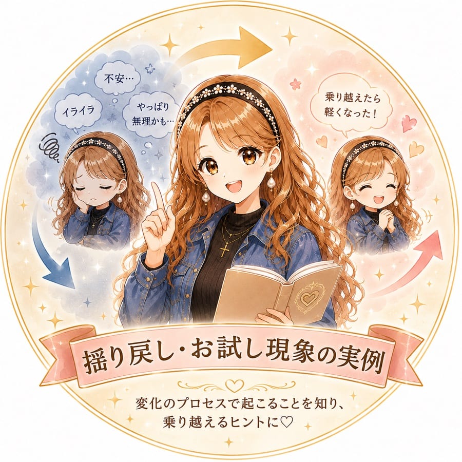 揺り戻し・お試し現象実例