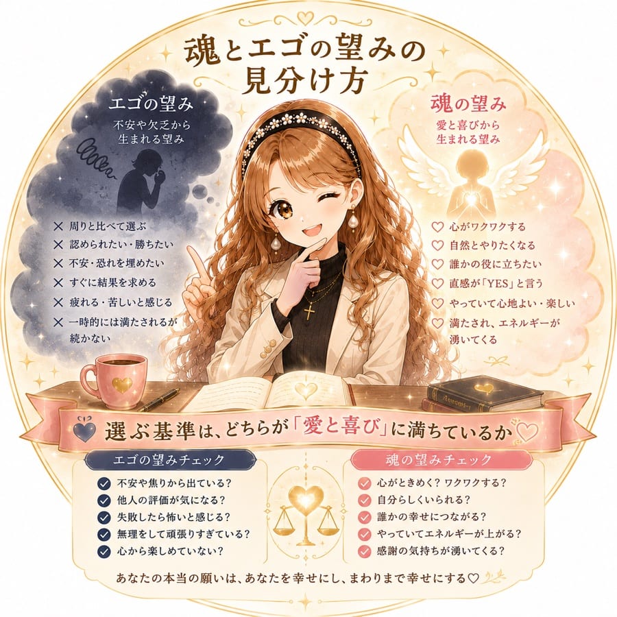 魂の望みとエゴの見分け方
