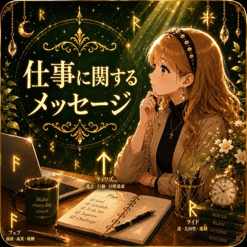 お仕事に関するメッセージ